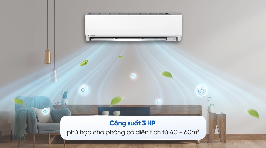Máy lạnh Daikin Inverter 3 HP FTKF71ZVMV Mẫu mới