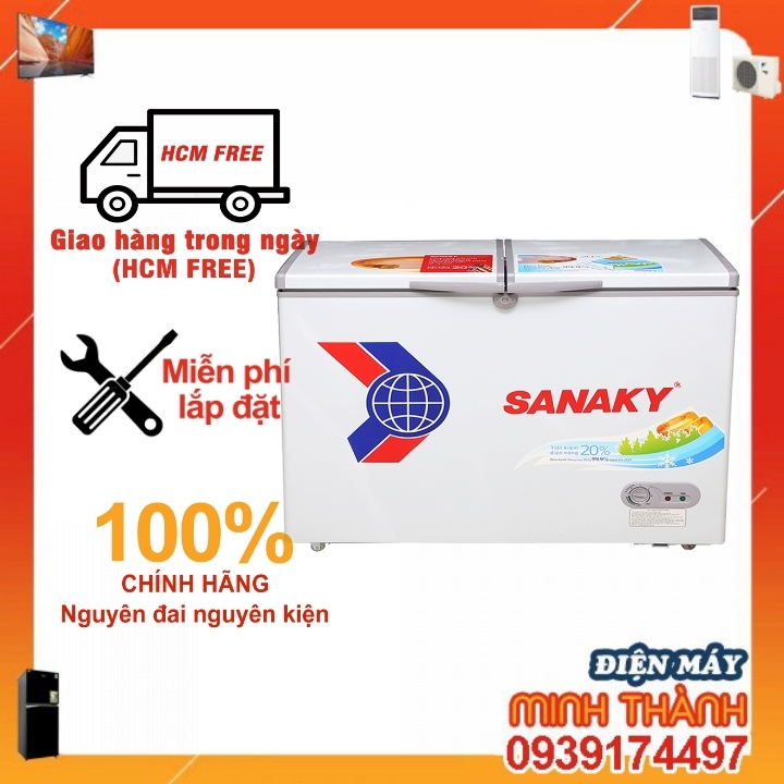 VH-2899W1 Tủ đông mát Sanaky 280/220 lít