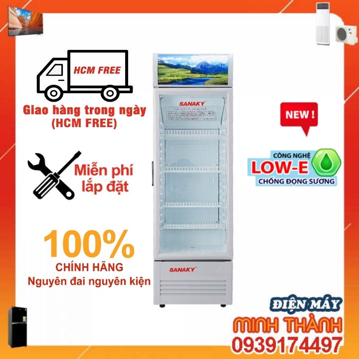 VH-408KL Tủ mát Sanaky 400 lít kính (LOW-E) Giá tại kho