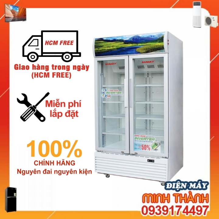 VH-1009HP3 Tủ mát Sanaky Inverter 1000 lít Giá tại kho
