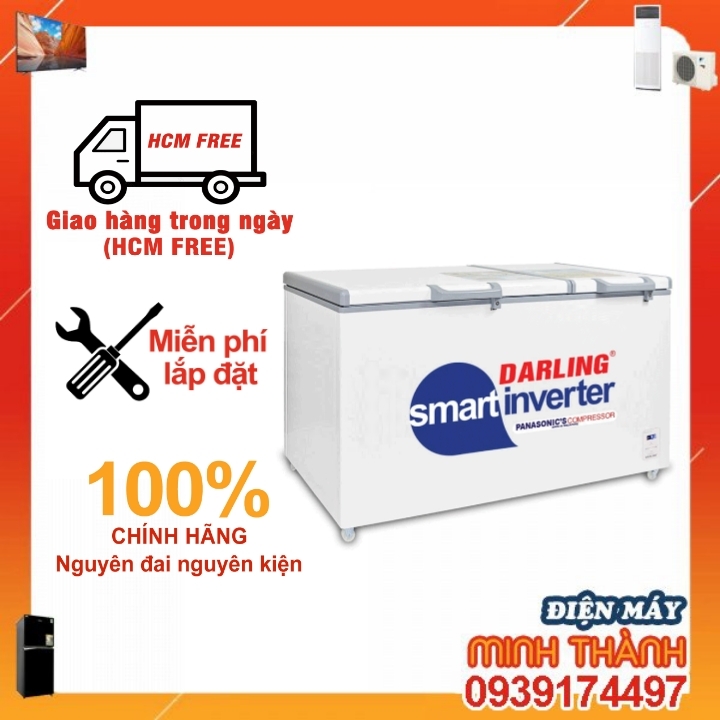 Tủ Đông Mát Inverter 770 lít DMF-7699WSI-4 [ Dòng cao cấp ]