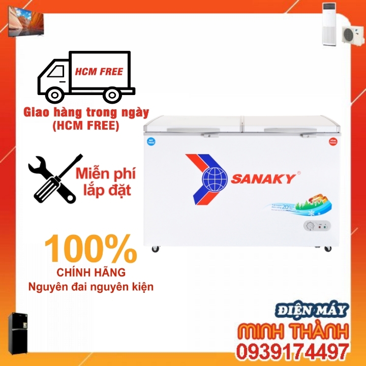 VH-5699HY Tủ đông Sanaky 560/410 lít Giá tại kho