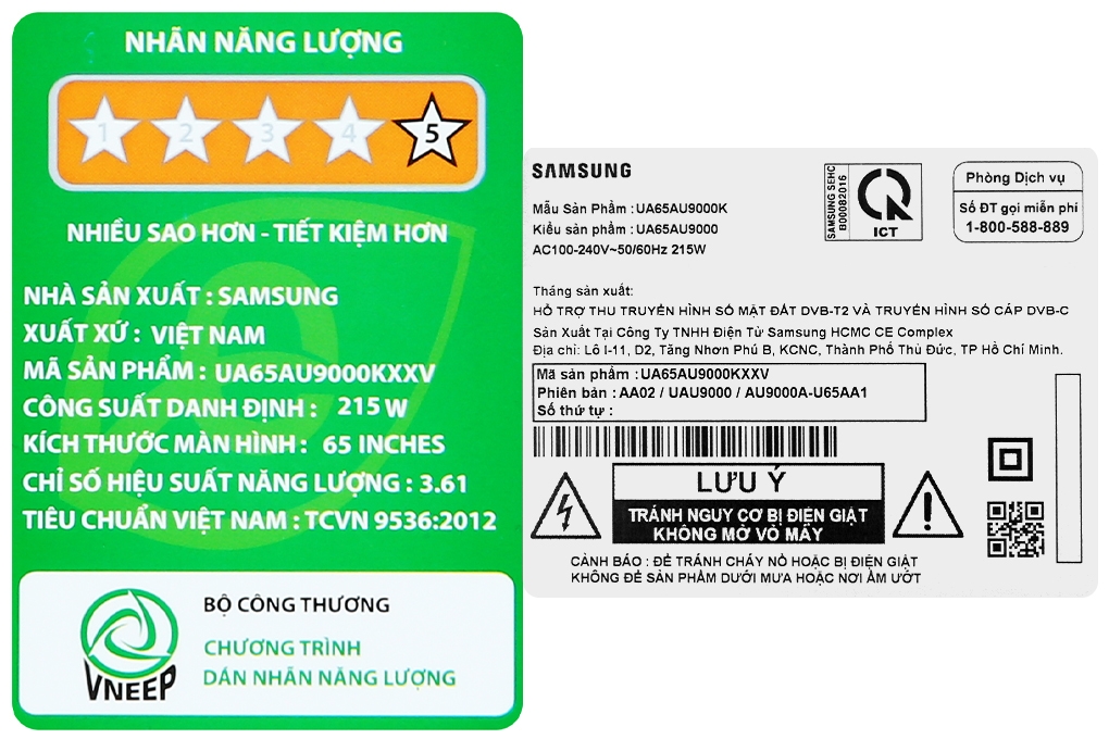 Tivi Samsung 4K 65 inch UA65AU9000 - GIÁ TẠI KHO