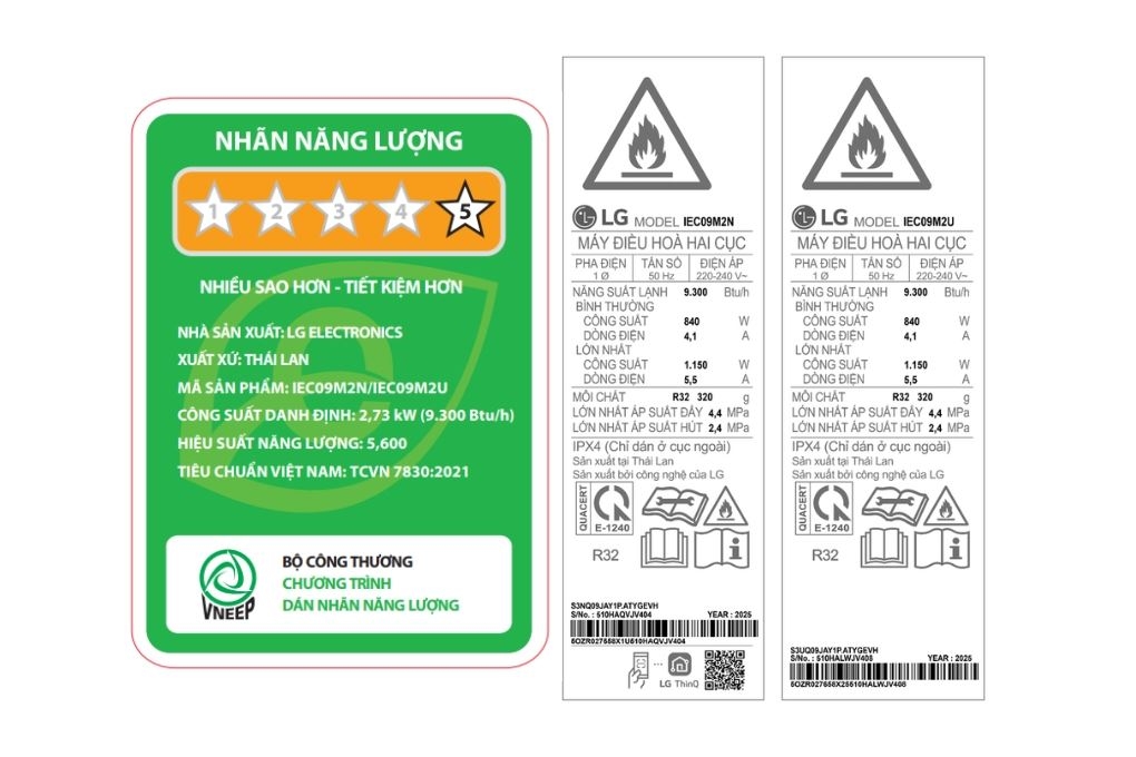 Máy lạnh LG Inverter 1 HP IEC09M2 Mẫu mới 2026