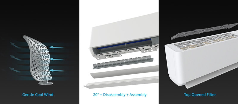 Máy lạnh Reetech Inverter 2 HP RTV18-TC-BI