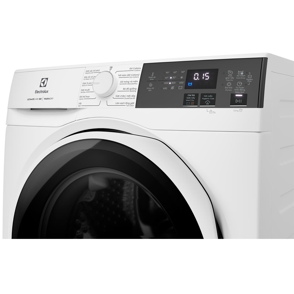 Máy Giặt Sấy Electrolux Inverter 9/6 Kg EWW9024P3WC