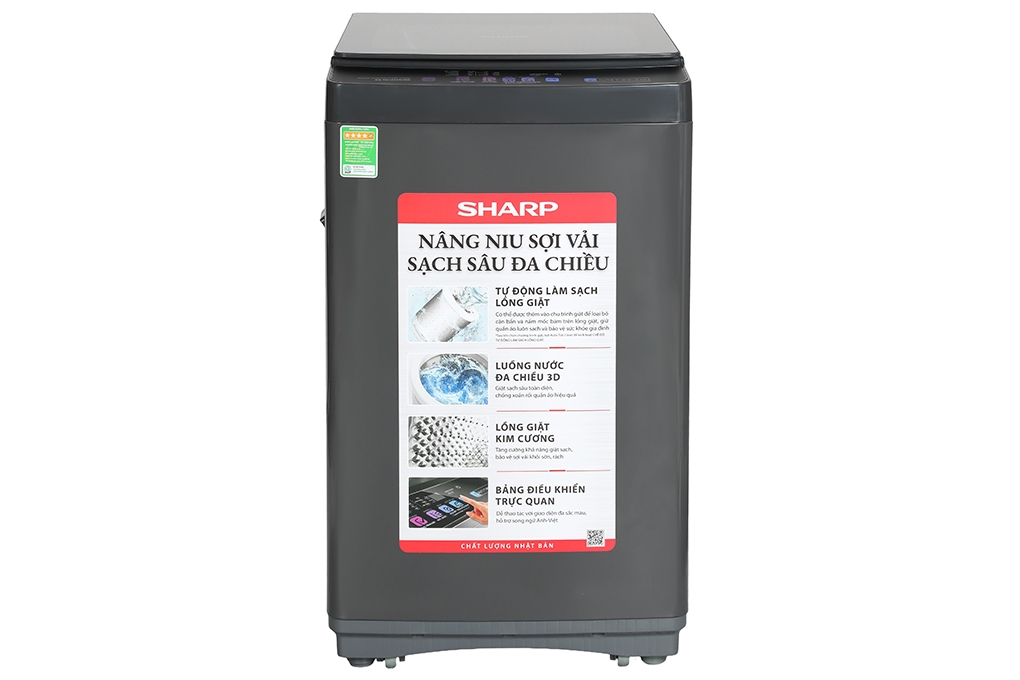 Máy giặt Sharp 10 kg ES-TN101EN-DG