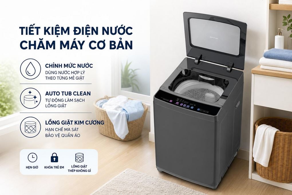 Máy giặt Sharp 11 kg ES-TN111EN-DG
