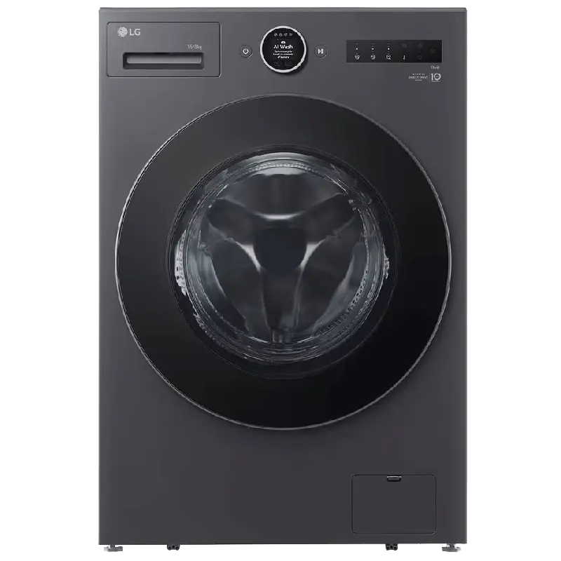 Máy giặt sấy LG Inverter giặt 15 kg - sấy 8 kg F2515RNTG Mẫu mới