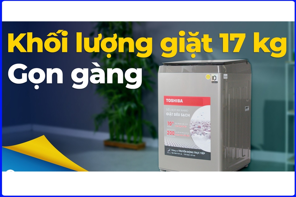 Máy giặt Toshiba Inverter 17 kg AW-DUN1800MV(SG)