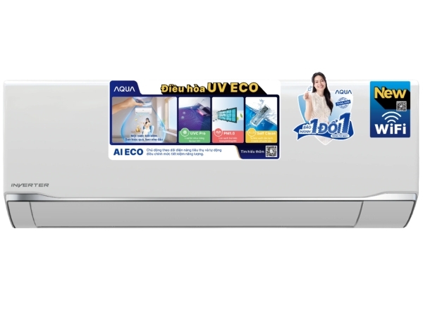Máy lạnh Aqua Inverter 2.5 HP AQA-RV24TA Mẫu mới 2025