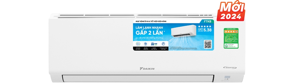 Máy lạnh Daikin Inverter 2.5 HP FTKB60YVMV