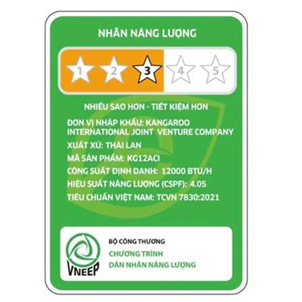 Máy Lạnh Kangaroo Inverter 1.5 Hp KG12ACI