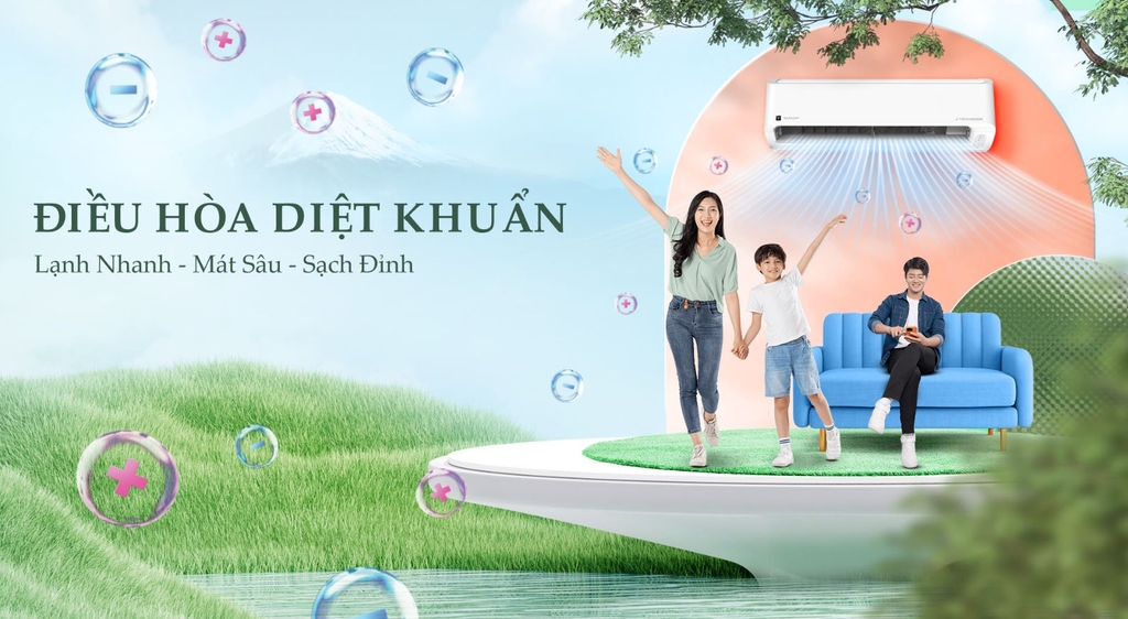 Máy lạnh Sharp Inverter 1HP AH-XP10DSW  ( Mới 2026 )