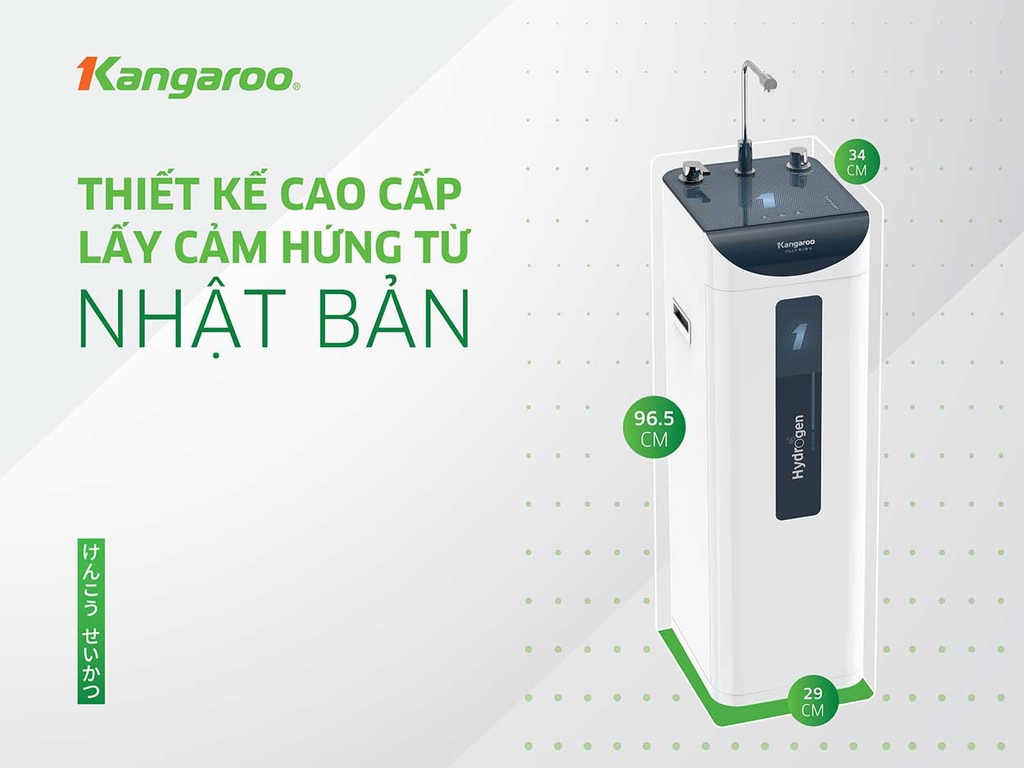 MLN Kangaroo Hydrogen nóng lạnh KG10A9S