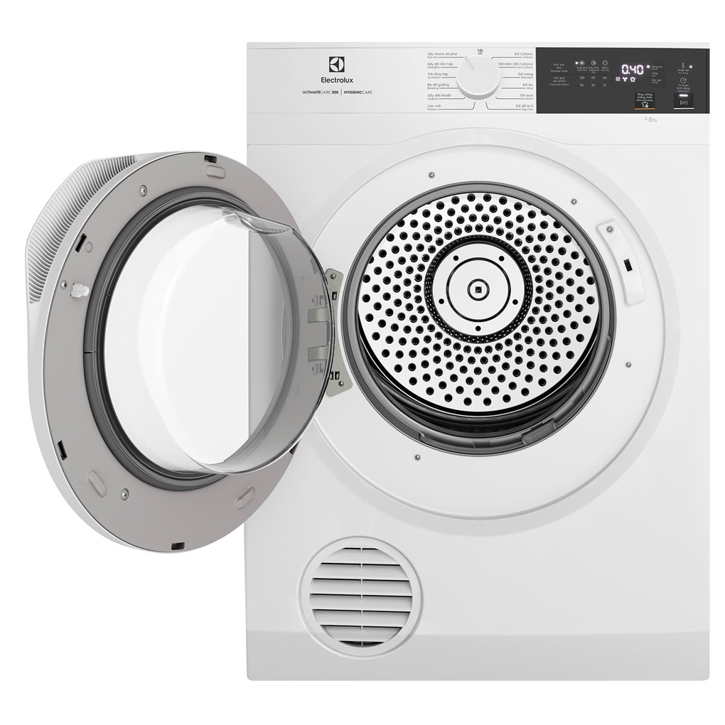 Máy Sấy Thông Hơi Electrolux 8 Kg EDV804H3WC