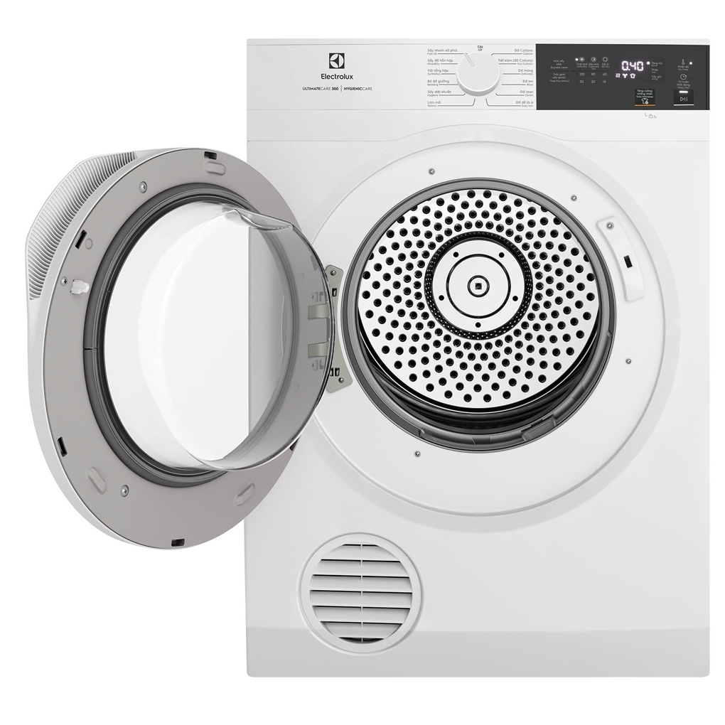Máy Sấy Thông Hơi Electrolux 9 Kg EDV904H3WC