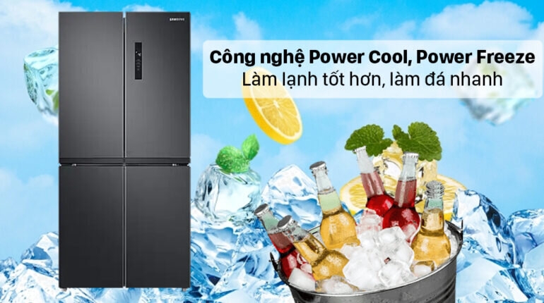 Tủ lạnh Samsung Inverter 488 lít RF48A4000B4/SV -