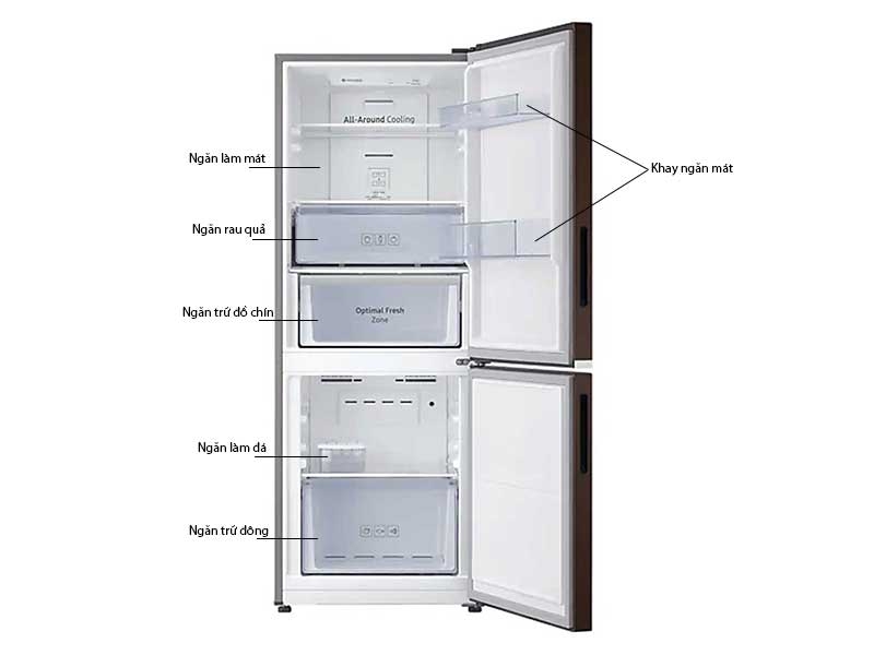 Tủ lạnh Samsung Inverter 276 lít RB27N4010DX/SV - CHÍNH HÃNG