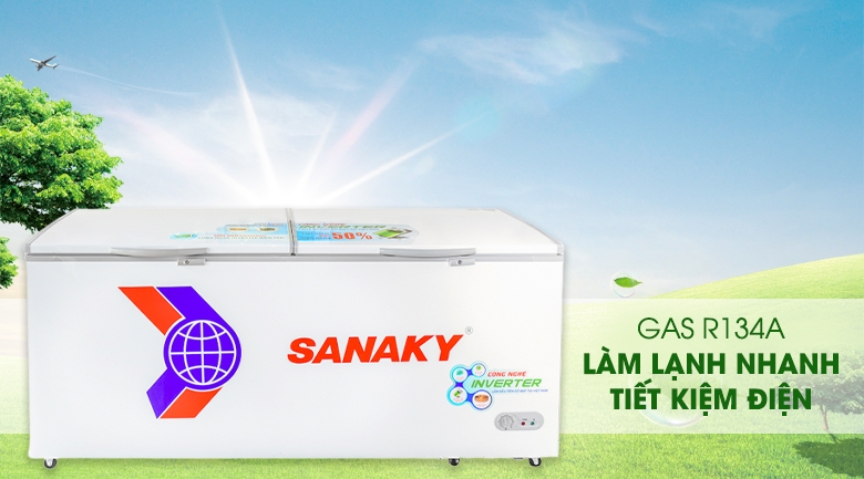 Tủ Đông Sanaky Inverter 410 Lít VH-5699HY3 ( Mới )