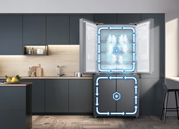 Tủ lạnh Samsung Inverter 488 lít RF48A4000B4/SV -