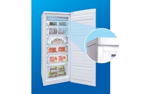 Tủ đông đứng Hòa Phát 208 Lít HCF 450SR1 (7 ngăn) giá rẻ  - chính hãng  - tại kho