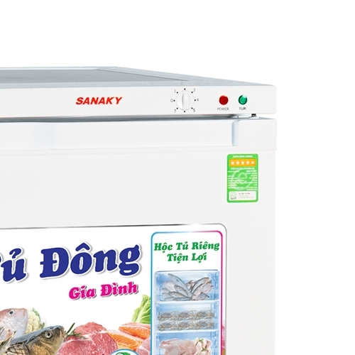 VH-230VD Tủ đông đứng Sanaky 213 Lít - 7 hộc