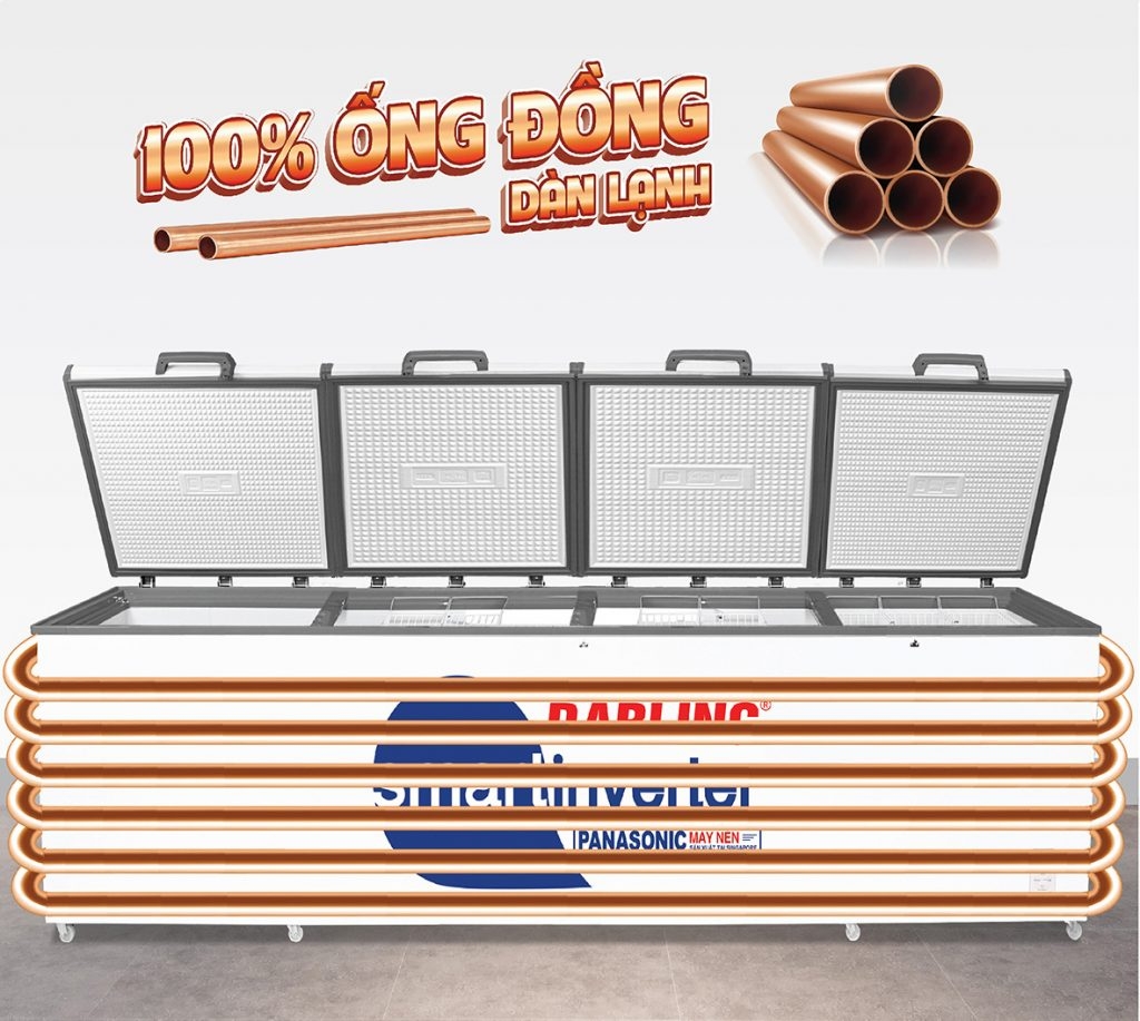 Tủ Đông Darling Inverter 2500 Lít DMF-1979ASI Giá rẻ, Chính hãng