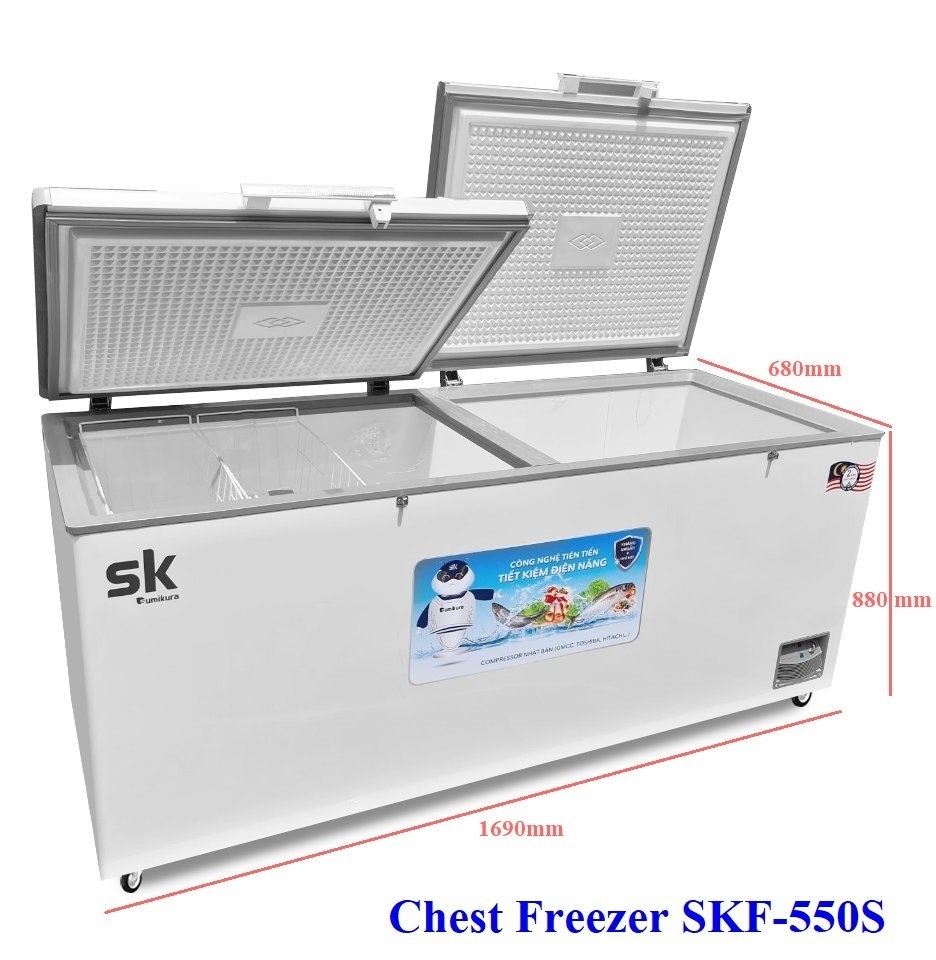 Tủ đông Sumikura  550 lít  SKF-550S (550 lít) - GIÁ TẠI KHO