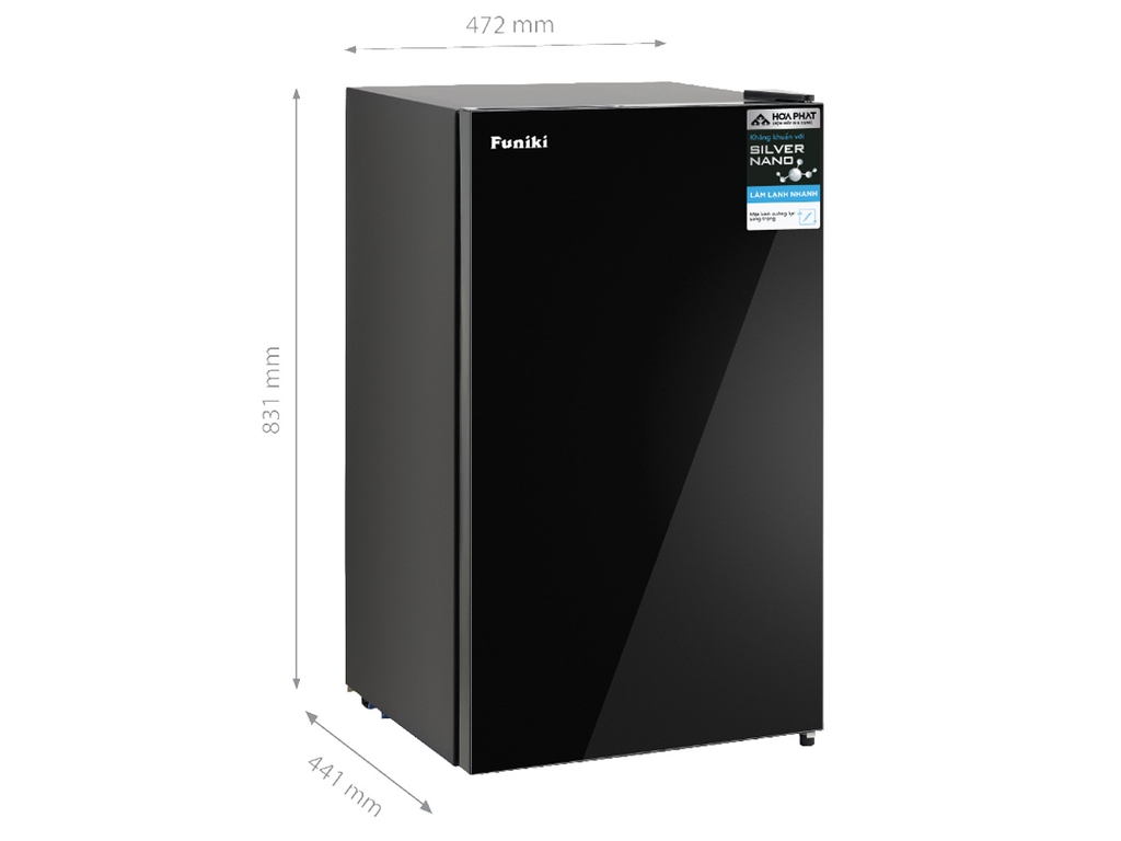 Tủ lạnh mini Funiki cánh kính HR S690GB 90 lít