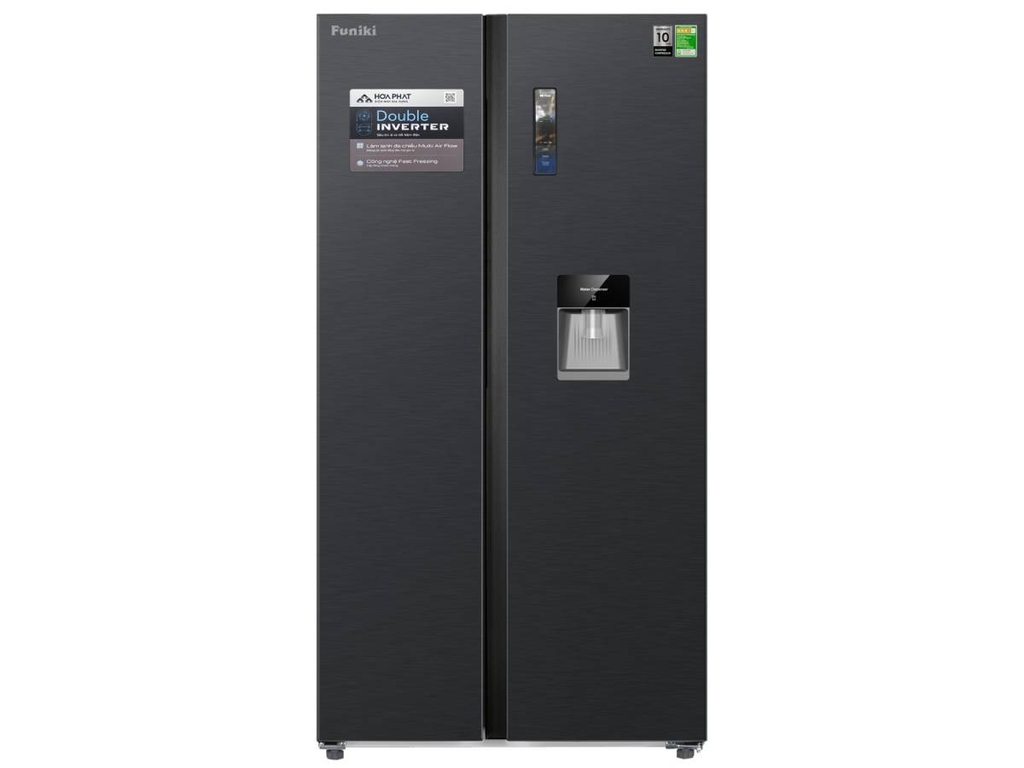 Tủ lạnh Side by Side Funiki HR SS8535TDG - 535 lít