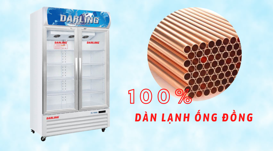 Tủ mát Darling 700 lít DL-7000A