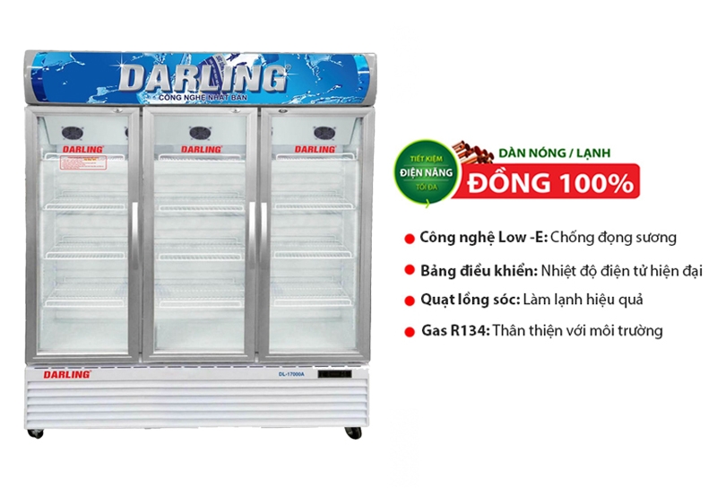 Tủ mát Darling 1700 lít DL-17000A