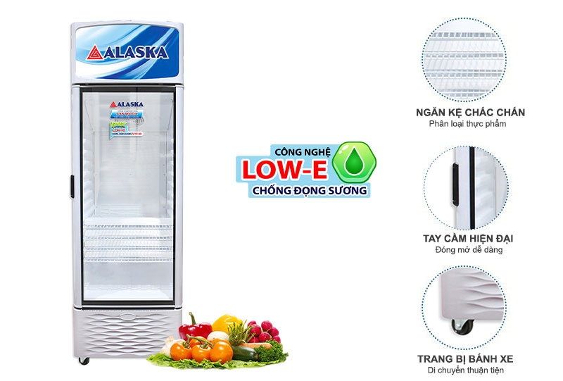 TỦ MÁT ALASKA 300 LÍT LC-555H (MODE 2022) giá rẻ - chính hãng- giá tại kho