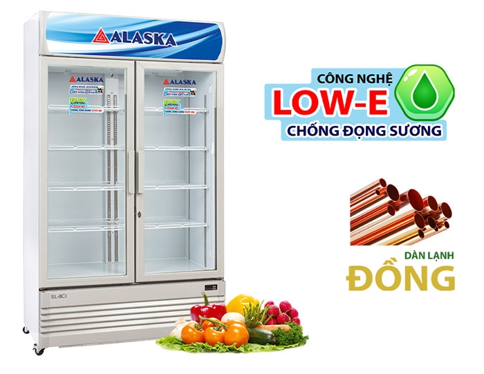 Tủ mát Alaska Inverter 730 LÍT SL-8CI