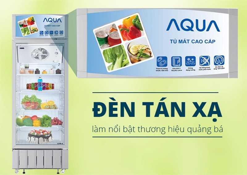 Tủ mát AQUA 340L AQS-F418S   GIÁ TẠI KHO