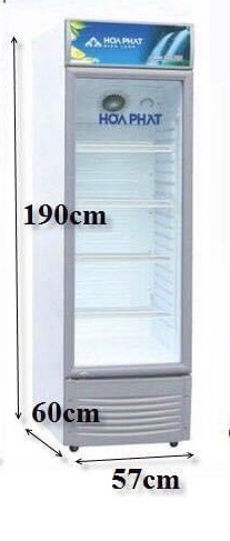 Tủ mát Hòa Phát 242 lít HSC 600F1R1  giá  rẻ  - chính hãng -  tại kho