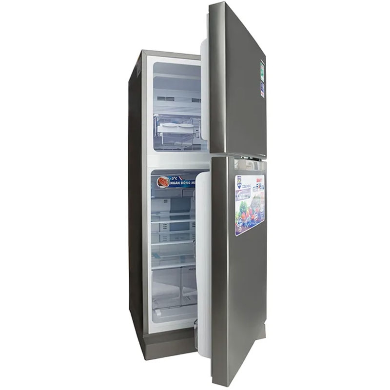Tủ lạnh Sanaky Inverter 249 Lít VH-249KG kính cường lực màu gương bạc NEW