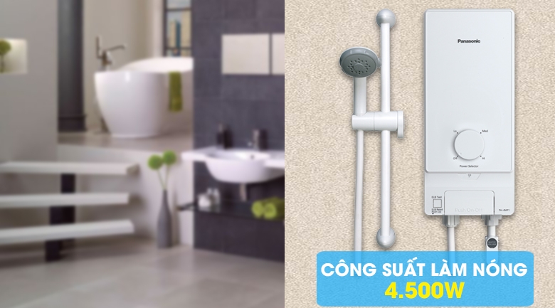 Máy tắm Panasonic DH-4MP1VW (4,5KW có bơm trợ lực)
