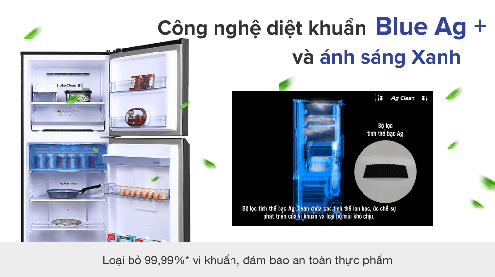 Tủ lạnh Panasonic Inverter 326 lít NR-TL351GPKV