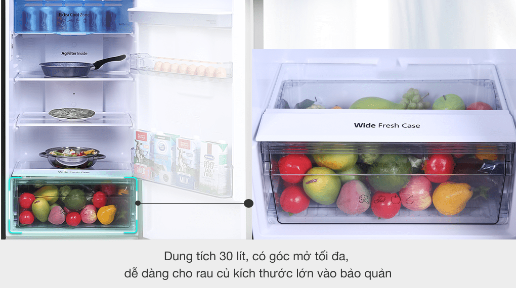 Tủ lạnh Panasonic Inverter 366 lít NR-TL381GPKV