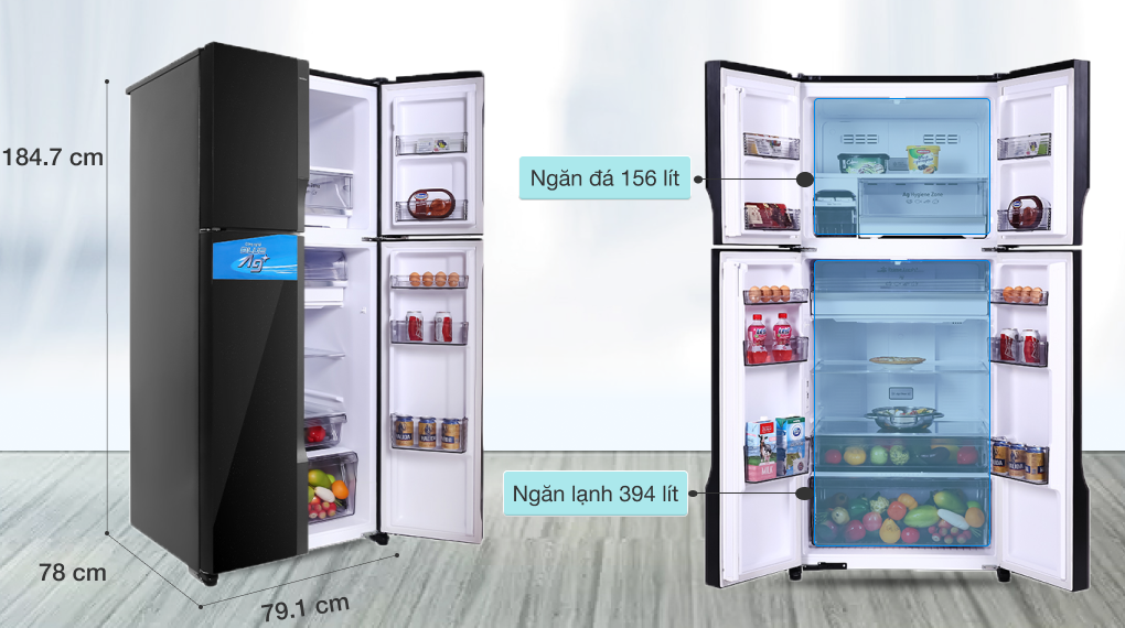 Tủ lạnh Panasonic Inverter 550 lít NR-DZ601VGKV CHÍNH HÃNG