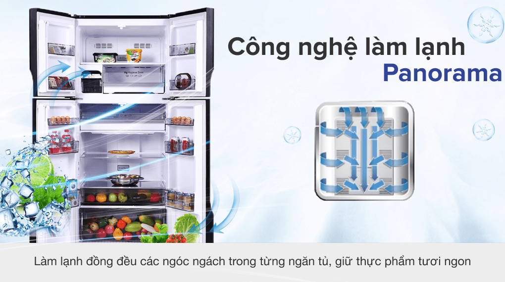 Tủ lạnh Panasonic Inverter 550 lít NR-DZ601VGKV CHÍNH HÃNG