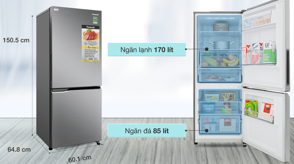 Tủ lạnh Panasonic Inverter 255 lít NR-SV280BPKV New