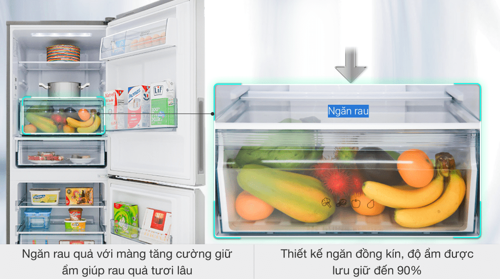 Tủ lạnh Panasonic Inverter 255 lít NR-SV280BPKV New