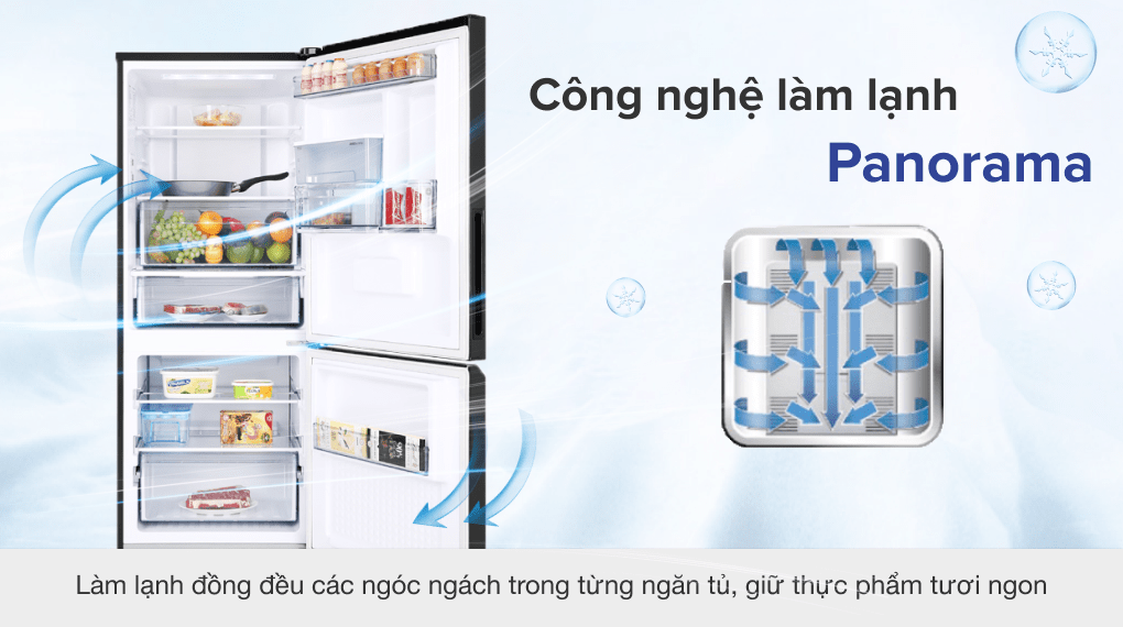 Tủ lạnh Panasonic Inverter 255 lít NR-SV280BPKV