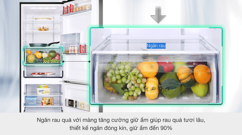 Tủ lạnh Panasonic Inverter 255 lít NR-SV280BPKV