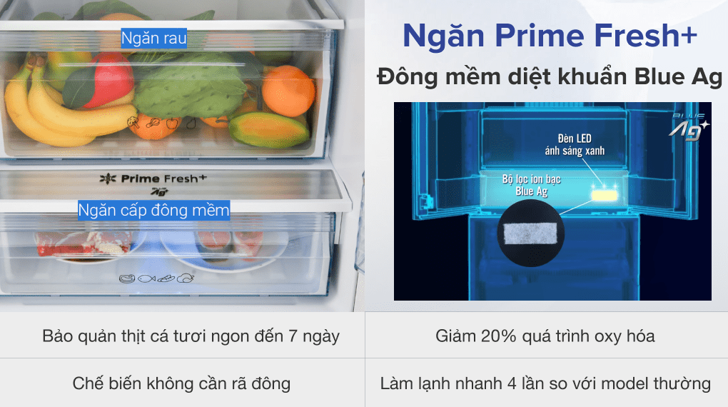 Tủ lạnh Panasonic Inverter 290 lít NR-BV320GKVN