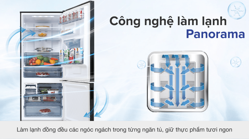 Tủ lạnh Panasonic Inverter 377 lít NR-BX421GPKV  CHÍNH HÃNG