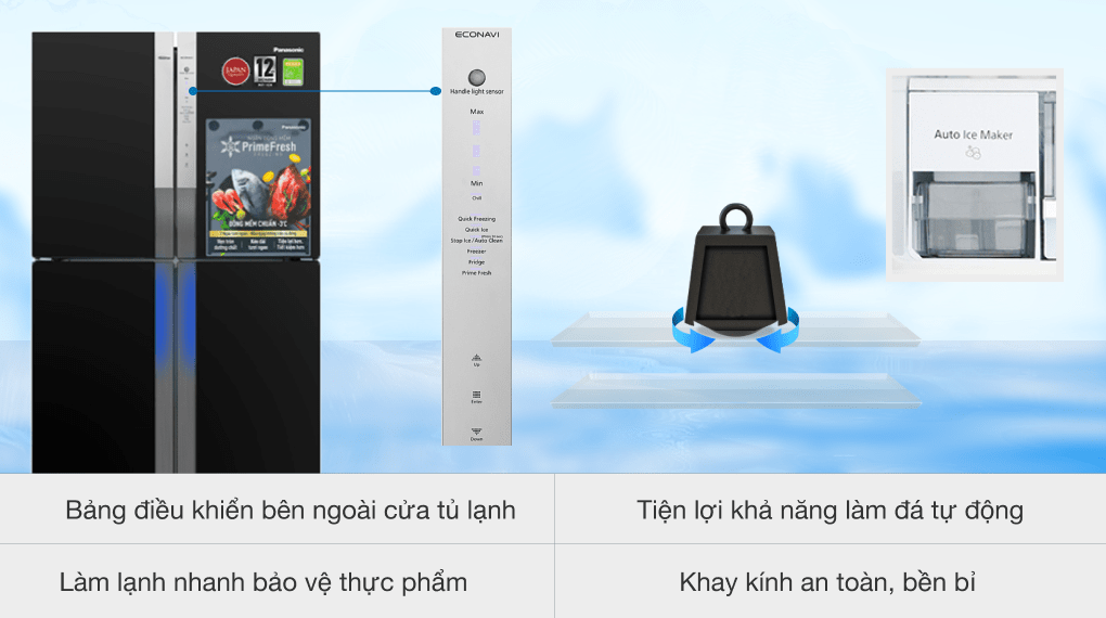 Tủ lạnh Panasonic Inverter 550 lít NR-DZ600GKVN   CHÍNH HÃNG